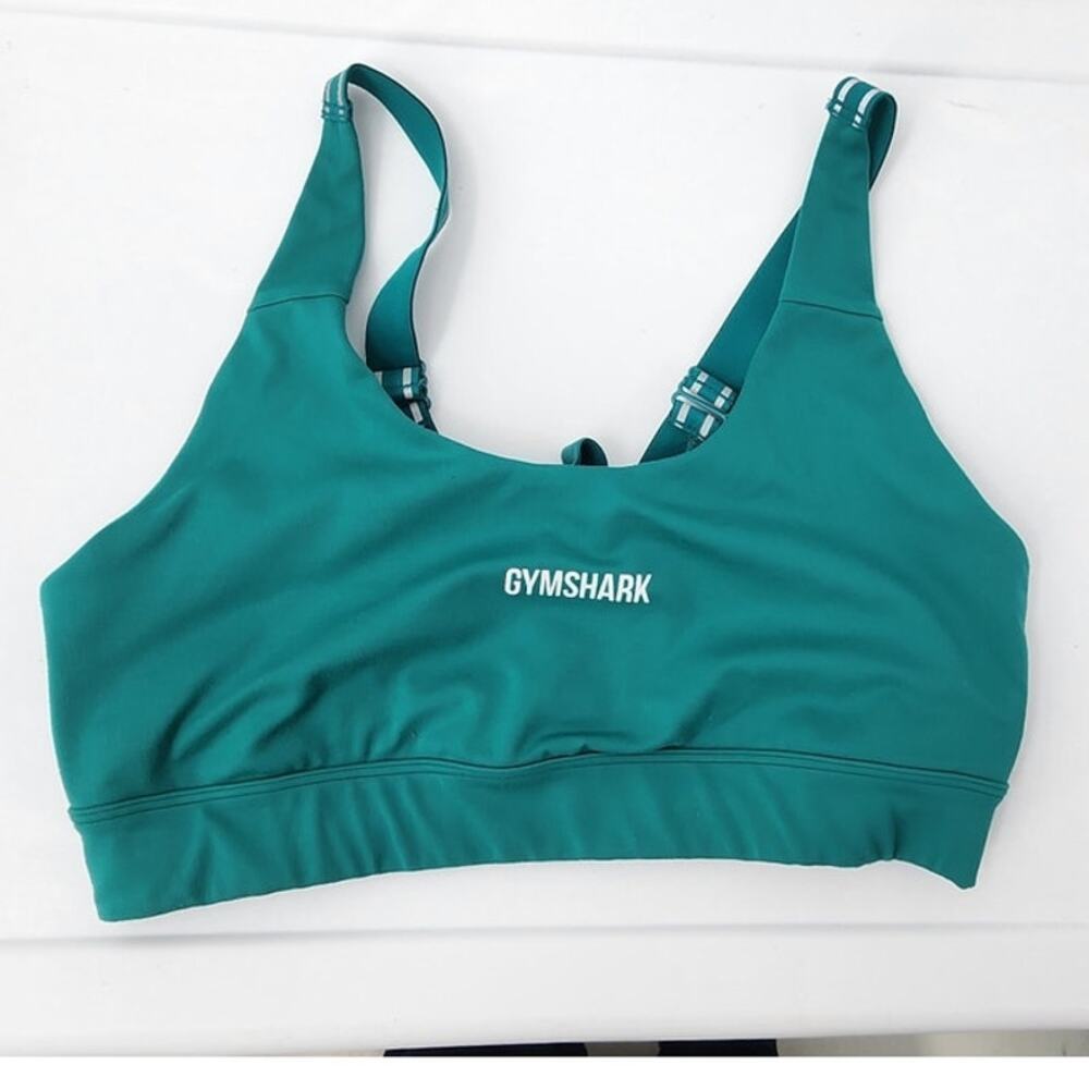 Gymshark Women's‎ Athletic Sports Bra Medium Impact Size Medium Green